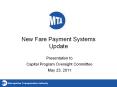 New Fare Payment Systems Update PowerPoint PPT Presentation