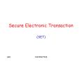 Secure Electronic Transaction PowerPoint PPT Presentation