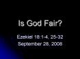 Is God Fair? PowerPoint PPT Presentation
