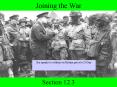 Joining the War PowerPoint PPT Presentation