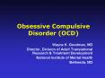 Obsessive Compulsive Disorder (OCD) PowerPoint PPT Presentation