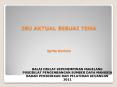 ISU AKTUAL SESUAI TEMA  Egrita Buntara PowerPoint PPT Presentation