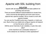 Apache with SSL building from source