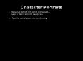 Character Portraits PowerPoint PPT Presentation