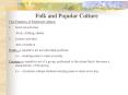 Folk and Popular Culture PowerPoint PPT Presentation