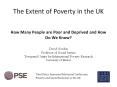The Extent of Poverty in the UK PowerPoint PPT Presentation