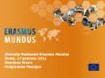 Giornata Nazionale Erasmus Mundus Roma, 27 gennaio 2011 Giordana Bruno Programme Manager PowerPoint PPT Presentation