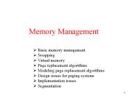 Memory Management