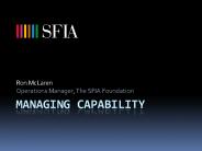 MANAGING CAPABILITY