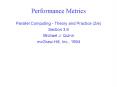 Performance Metrics PowerPoint PPT Presentation