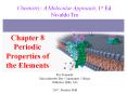 Chapter 8 Periodic Properties of the Elements PowerPoint PPT Presentation