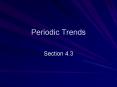 Periodic Trends PowerPoint PPT Presentation