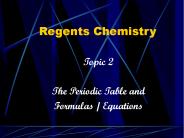 Regents Chemistry