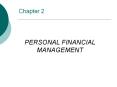 PERSONAL FINANCIAL MANAGEMENT PowerPoint PPT Presentation