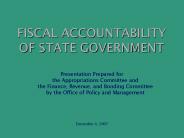 FISCAL ACCOUNTABILITY OF STATE GOVERNMENT
