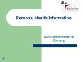 Personal Health Information PowerPoint PPT Presentation
