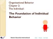 Organizational Behavior Chapter 2: The Individual-