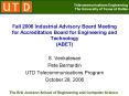 Fall 2006 Industrial Advisory Board Meeting for Accreditation Board for Engineering and Technology (ABET) PowerPoint PPT Presentation