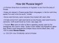 How did Russia begin? PowerPoint PPT Presentation
