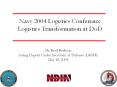 Navy 2004 Logistics Conference PowerPoint PPT Presentation