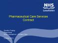 Pharmaceutical Care Services Contract PowerPoint PPT Presentation