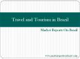 Travel and Tourism in Brazil PowerPoint PPT Presentation
