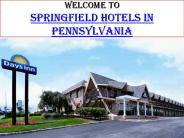Springfield Hotels In Pennsylvania