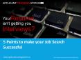 5 Points To Make Your Job Search Successful PowerPoint PPT Presentation