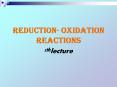 Reduction- Oxidation Reactions PowerPoint PPT Presentation