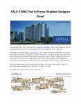 Available Flats For Sale in Purva Skydale Bangalore