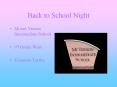 Back to School Night PowerPoint PPT Presentation