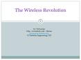 The Wireless Revolution PowerPoint PPT Presentation