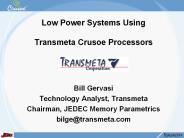 Low Power Systems Using Transmeta Crusoe Processors
