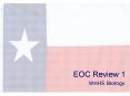 EOC Review 1 PowerPoint PPT Presentation