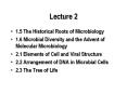 1.5 The Historical Roots of Microbiology PowerPoint PPT Presentation