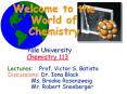 Welcome to the World of Chemistry PowerPoint PPT Presentation