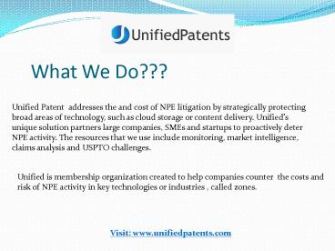 About Patent