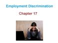 Employment Discrimination PowerPoint PPT Presentation