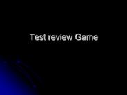 Test review Game