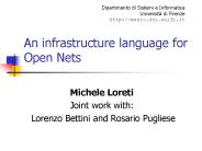 An infrastructure language for Open Nets