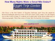 How Many Nights Make a Great Nile Cruise