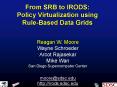 From SRB to IRODS: Policy Virtualization using Rule-Based Data Grids PowerPoint PPT Presentation