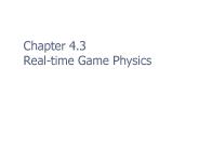 Chapter 4.3 Real-time Game Physics