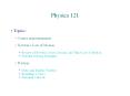 Physics 121 PowerPoint PPT Presentation