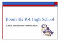 Boonville R-I High School PowerPoint PPT Presentation