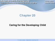 Caring for the Developing Child