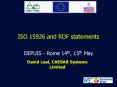 ISO 15926 and RDF statements PowerPoint PPT Presentation