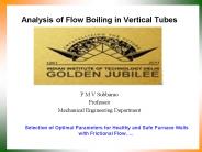 Analysis of Flow Boiling in Vertical Tubes