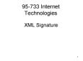 XML Signature PowerPoint PPT Presentation