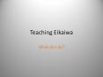Teaching Eikaiwa PowerPoint PPT Presentation